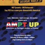 Americans in Portugal organise demo for “sane pro-democratic America”